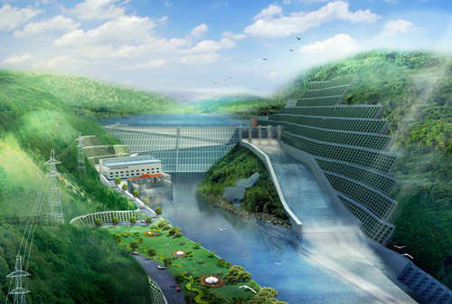 广西老挝南塔河1号水电站项目